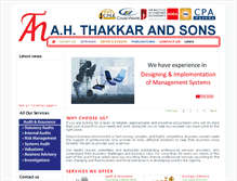 Tablet Screenshot of ahthakkar.com